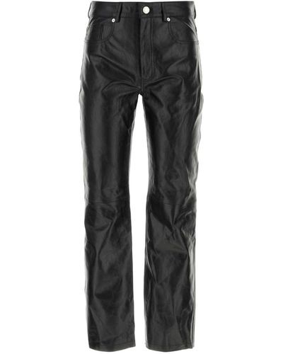 Ami Paris Leather Pant - Black