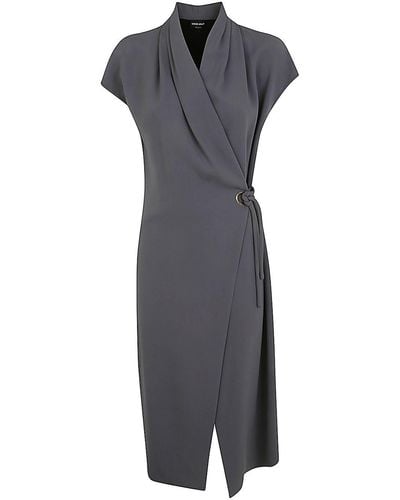 Giorgio Armani Sleeveless Long Dress - Grey