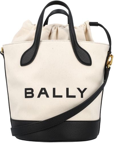 Bally Bar 8 Hours Bucket Bag - Natural