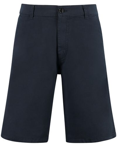 Aspesi Cotton Bermuda Shorts - Blue