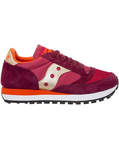 Saucony Jazz 81 Leather Sneakers - Red