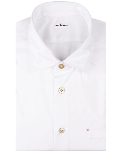 Kiton Nerano Shirt - White
