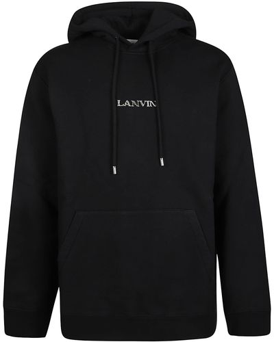 Lanvin Logo Hoodie - Black
