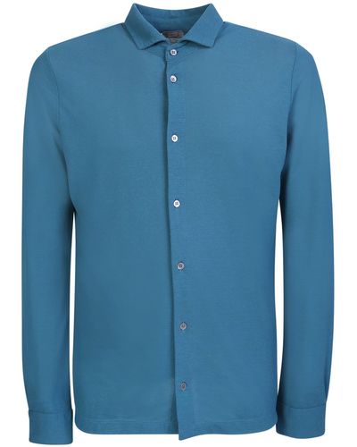 Zanone Cotton Shirt - Blue