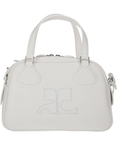 Courreges Reedition Bowling Bag - White