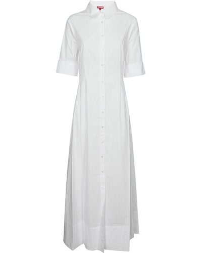 STAUD Joan Maxi Dress - White