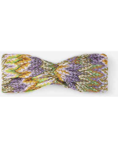 Mc2 Saint Barth Lilac Chevron Hairband - Purple