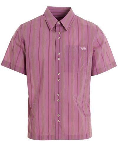 Wales Bonner Rhythm Shirt, Blouse - Pink
