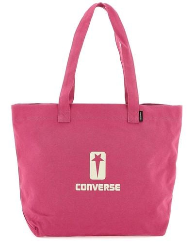 Rick Owens Cotton Tote Bag - Pink