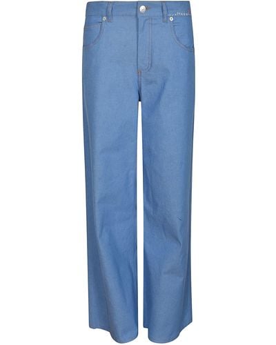 Marni Straight Buttoned Jeans - Blue