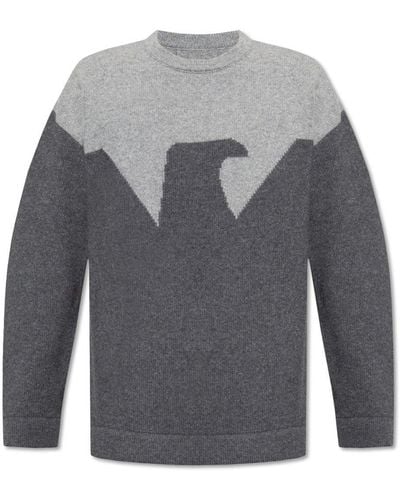 Emporio Armani Wool Sweater - Gray