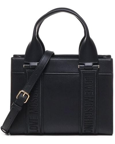 Love Moschino Billboard Handbag - Black