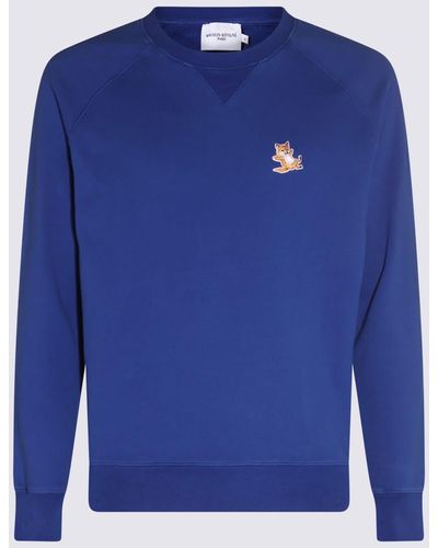 Maison Kitsuné Deep Cotton Sweatshirt - Blue