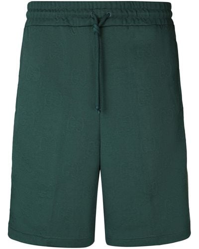 Gucci GG Jacquard Jersey Shorts - Green