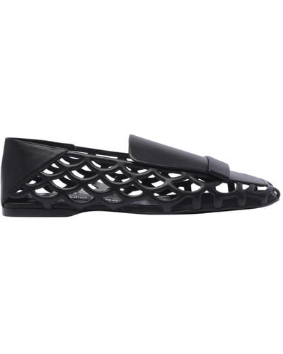 Sergio Rossi Flat Shoes - Black