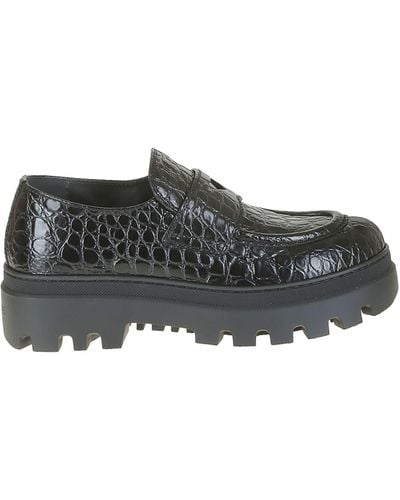 Car Shoe Loafer - Black