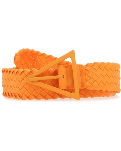 Bottega Veneta Rubber Belt - Orange