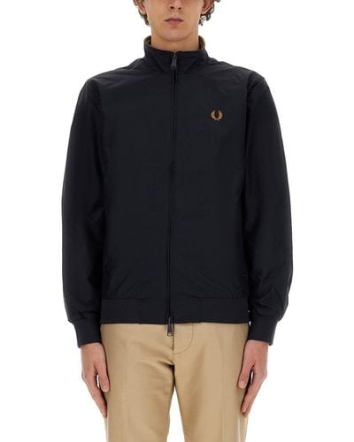 Fred Perry Brentham Jacket - Blue
