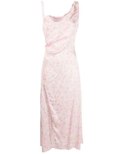 For Love & Lemons Ilana Midi Dress - Pink