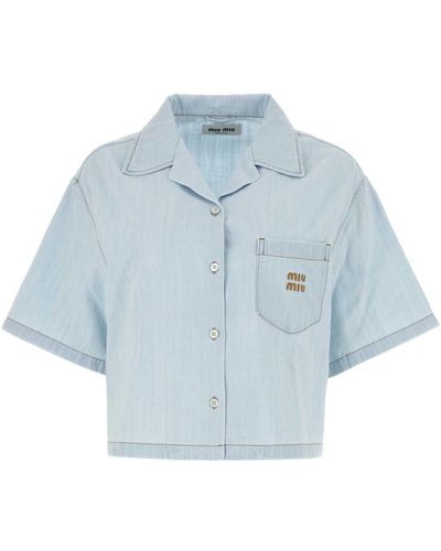 Miu Miu Denim Shirt - Blue