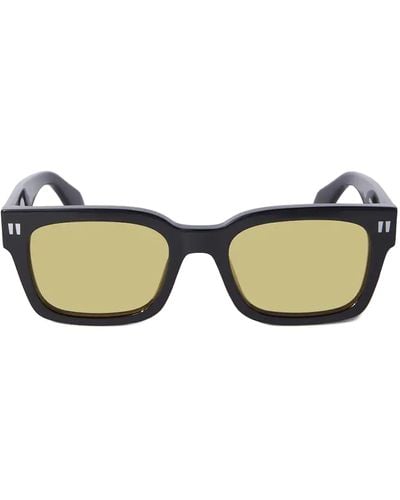 Off-White c/o Virgil Abloh Midland - Black / Yellow Sunglasses