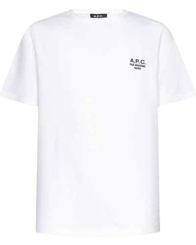 A.P.C. T-shirts And Polos - White