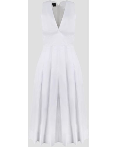 Pinko Adorato Midi Dress - White