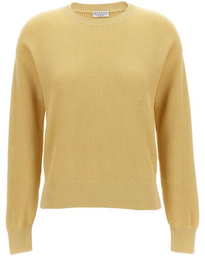Brunello Cucinelli 'Monile' Sweater - Yellow
