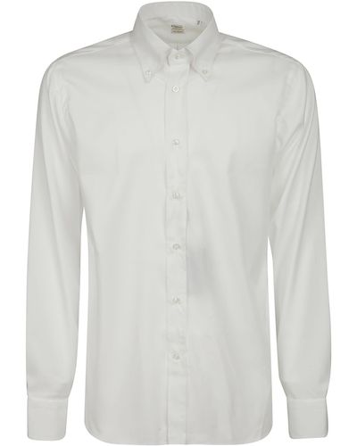 Borriello Shirt Botton Down - White