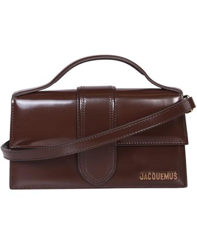 Jacquemus Le Grand Bambino Leather Shoulder Bag - Brown