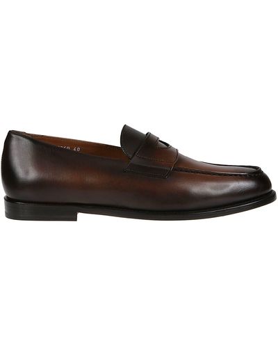 Doucal's Penny 50° Anniversary Loafers - Brown