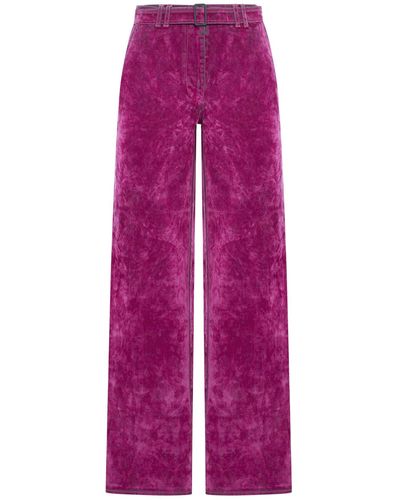 Sunnei Waist Trousers W Belt - Purple