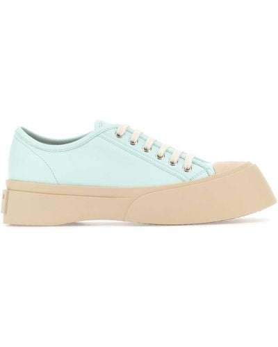 Marni Light Leather Pablo Trainers - Blue