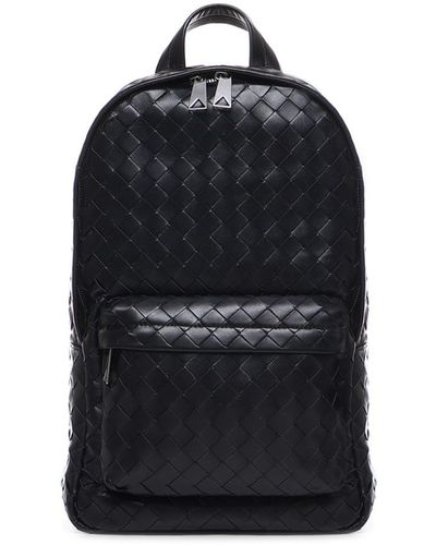 Bottega Veneta Small Braided Backpack - Black