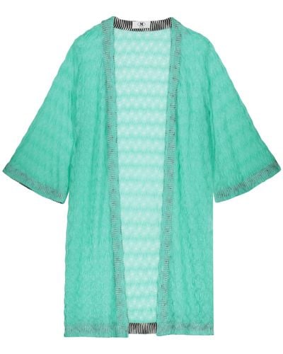 M Missoni Knitted Cover-Up Dress - Blue