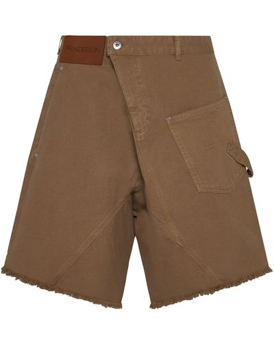 JW Anderson Jw Anderson Shorts - Brown
