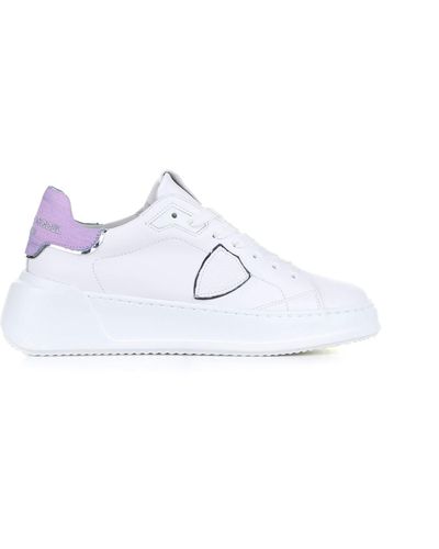Philippe Model Tres Temple Low Trainer - White