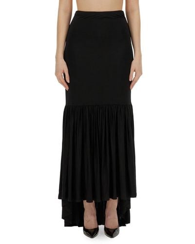 Nina Ricci Jersey Skirt - Black
