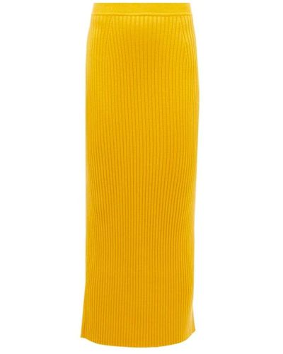 Chloé Wool Skirt - Yellow