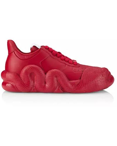 Giuseppe Zanotti Cobra Sneakers - Red