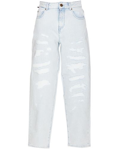Pinko Maddie Mom Jeans - White