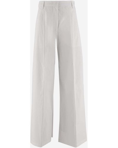 Sportmax Cotton Pants - White