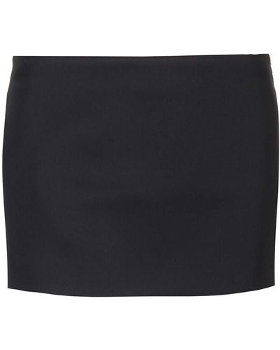 Khaite The Jett Miniskirt - Black