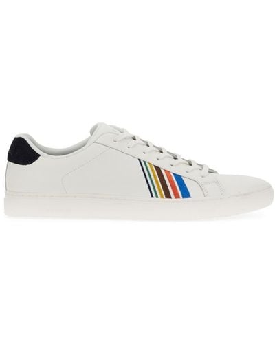 PS by Paul Smith Signature Stripe Sneaker - White