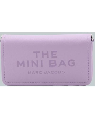 Marc Jacobs Leather The Leather Mini Bag - Purple