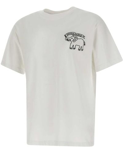 KENZO T-Shirt Elephant Flag Classic - White