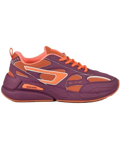 DIESEL Viola/arancione Sneakers - Red