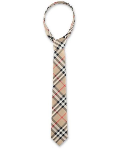 Burberry Manston Slik Tie - Metallic