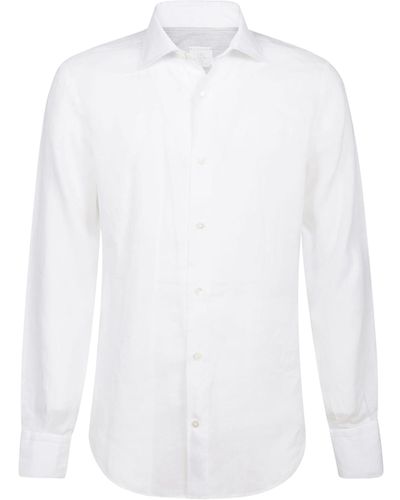Eleventy Linen Shirt - White
