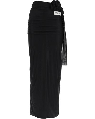 Dolce & Gabbana Spandex Jersey Maxi Skirt - Black